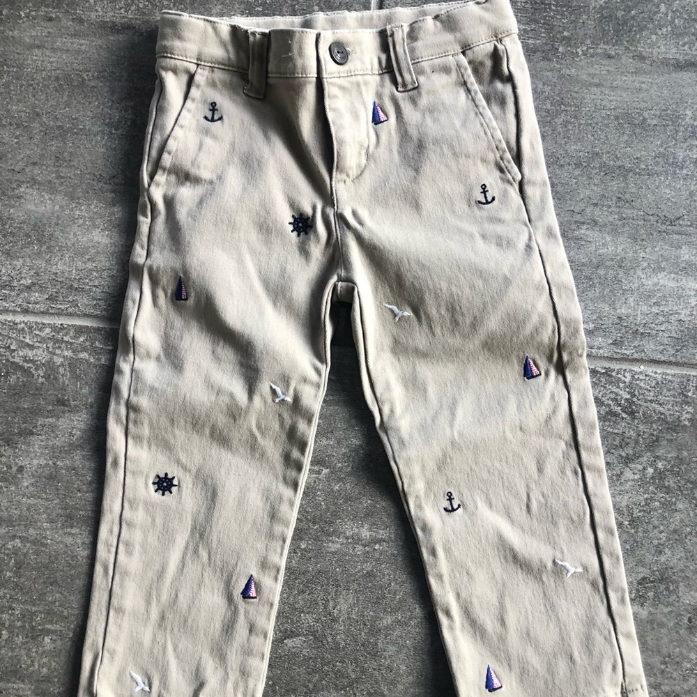 Janie and Jack toddler boy khakis
